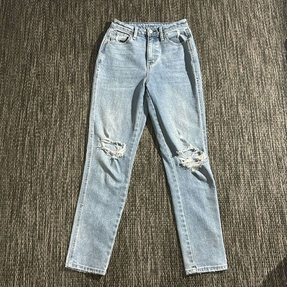 Arizona Jean Company Denim - Arizona trading company highest-rise curvy mom jean